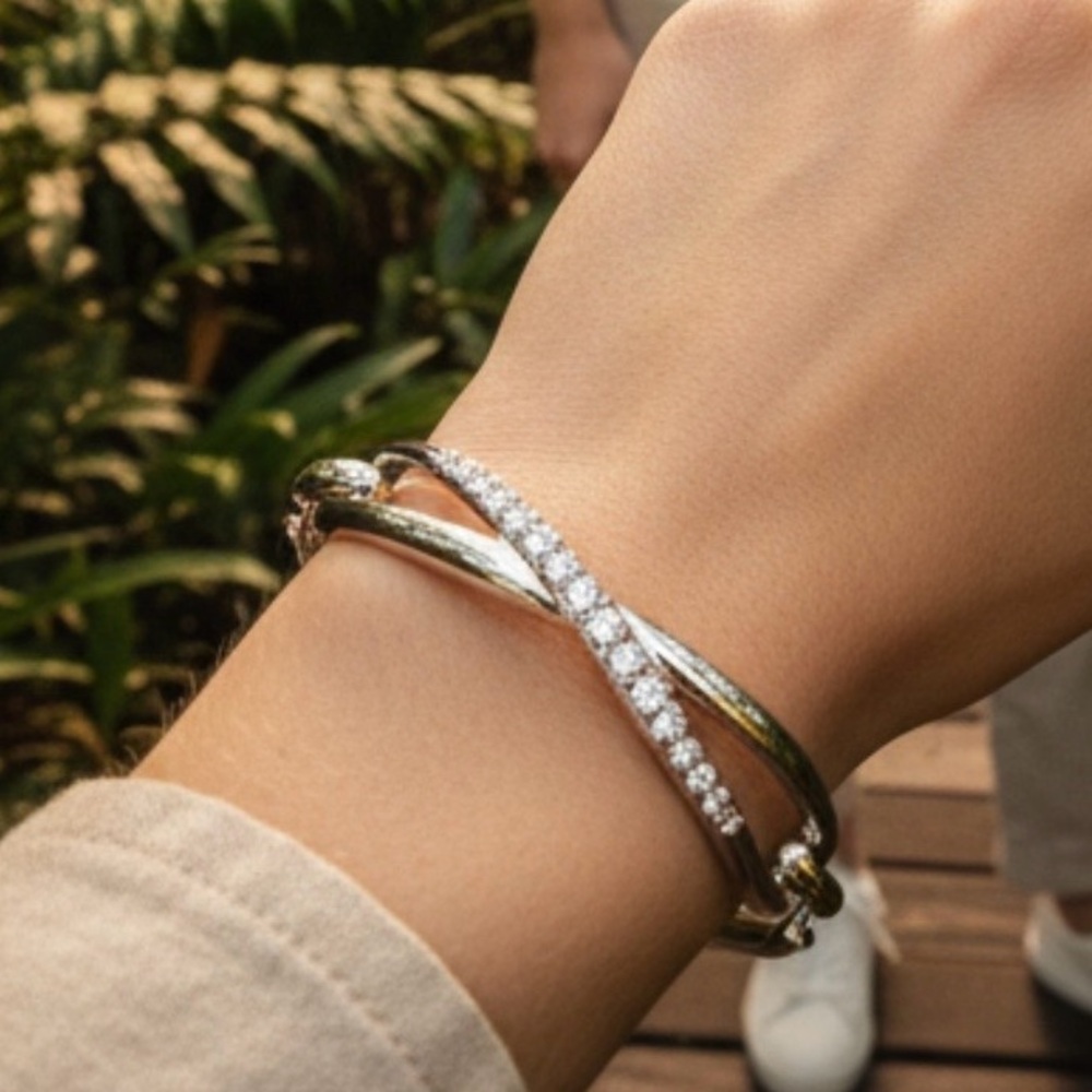 Swarovski Crystal Infinity Bracelet